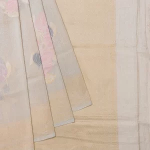 Silver Banaras Katan Tissue saree