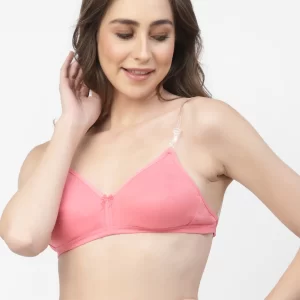 Rose Convertible Straps T-Shirt Bra Non Padded & Non-Wired Medium Coverage