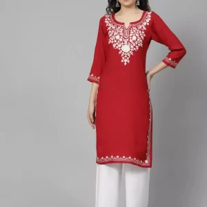 Mehak Red Kurti