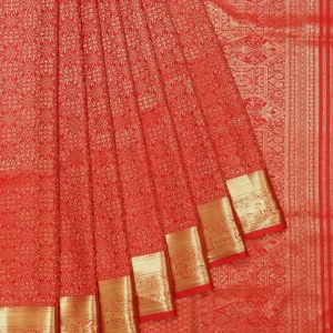Red Kanchipuram Silk Saree