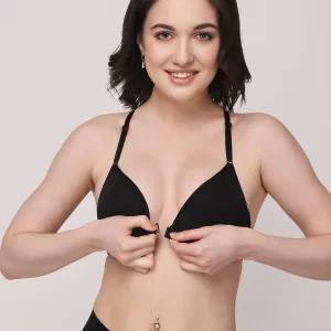 Non-Wired Lightly Padded Medium Coverage Women’s Front-Open Bra