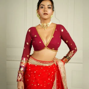 RICH IN MAHOGANY BLOUSE