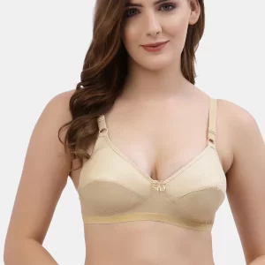 Skin Non-Wired Flora Cotton Full-Coverage Bra