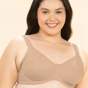 Hazelnut Delight Minimizer Non-Padded Wired Bra