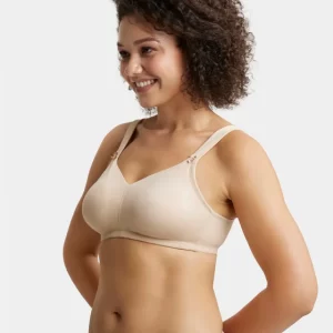 Super Combed Cotton Elastane Stretch Full Coverage Minimizer Bra