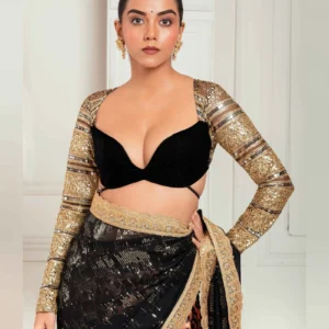 RETRO RADIANCE MELANGE BLOUSE