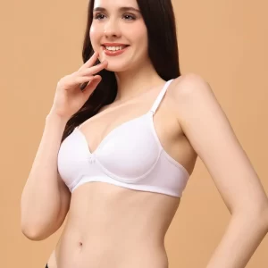 Women’s Non-Wired Medium Coverage Convertible-Straps T-Shirt Bra