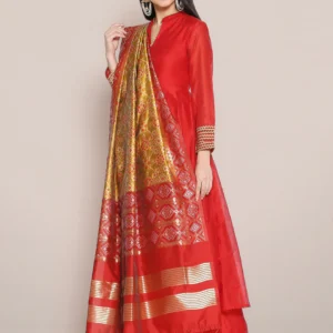 Elegant Banarasi Patola Silk Dupatta