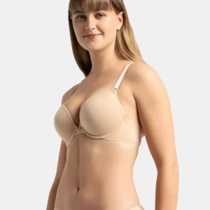 Light Skin Wired Padded Super Combed Cotton Elastane Stretch Medium Coverage