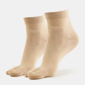 Compact Cotton Stretch Toe Sock