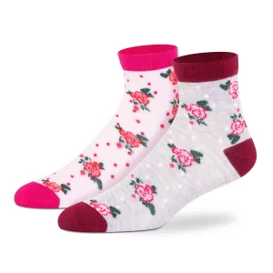 Casual Printed Ankle Socks – Women (Pack of 2)