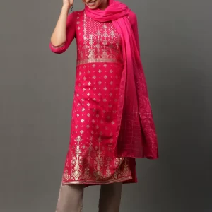 Women’s Pink Voile Dupatta